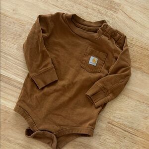 Carhartt Long Sleeve Baby Onesie